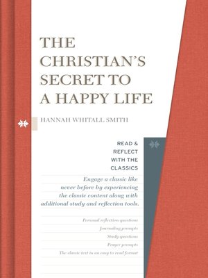 cover image of The Christian's Secret to a Happy Life